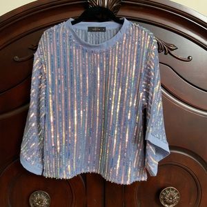SEQUIN TOP🌹👚 NEW WITHOUT TAGS SZ M🙋‍♀️👗